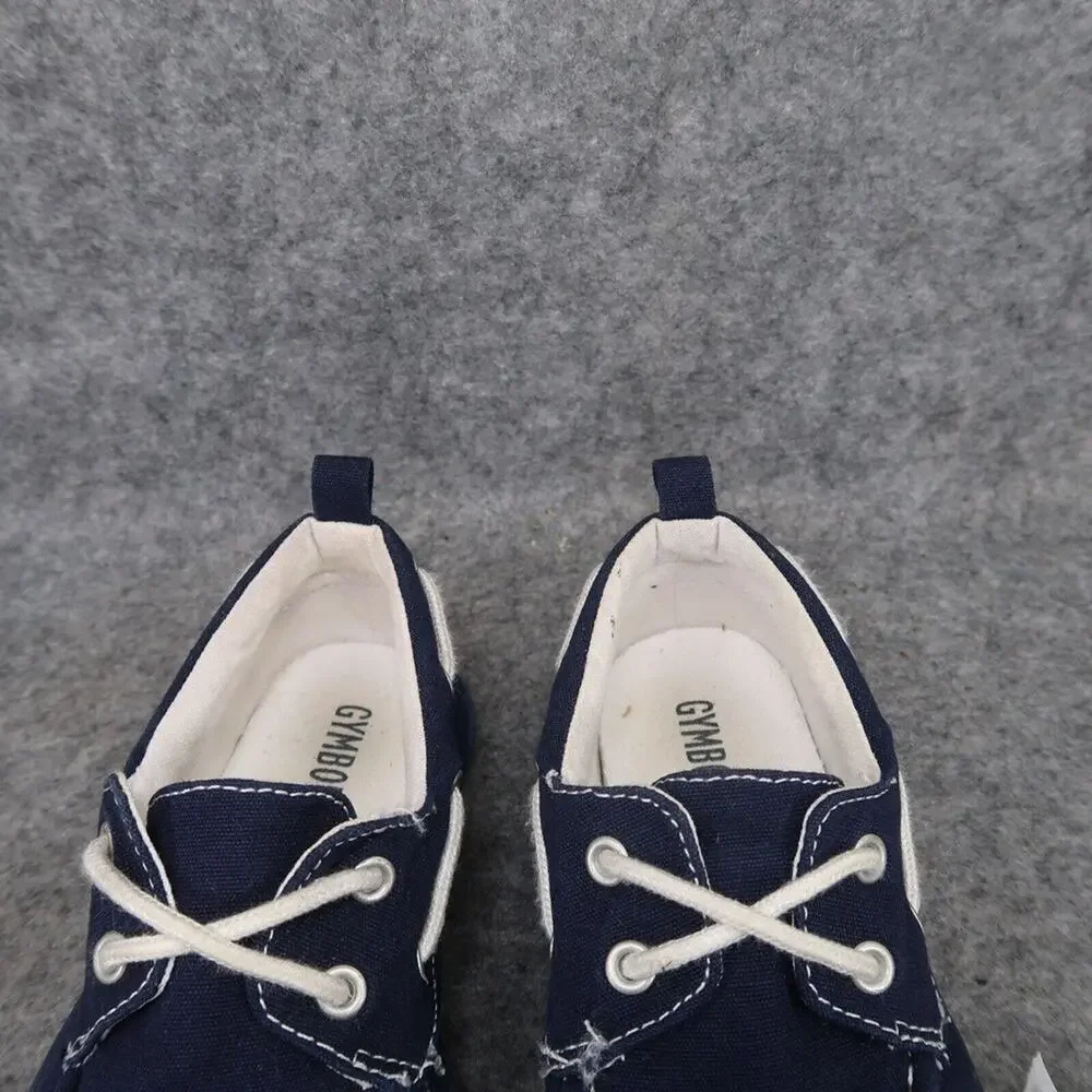 Gymboree Shoes Kids 11 Boat Sneaker Casual Lifestyle Active Fabric Blue Toddler